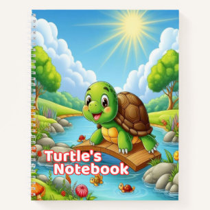 Schildpad-notitieboek – Mooie schoolnotitieboek vo Notitieboek