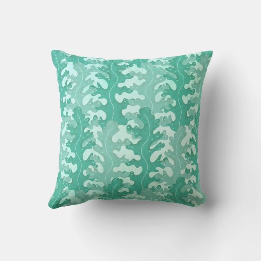 Schildpad onder het Zee Baby Geboorte Kussen (Achterkant)