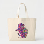 Schildpad ontwerp (Dames) Grote Tote Bag (Voorkant)