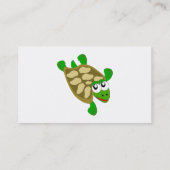 Schildpad ontwerp visitekaartje (Achterkant)