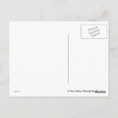 schildpad op de rotsen briefkaart (Achterkant)