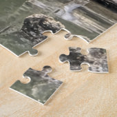 Schildpad op een stam legpuzzel (Zijkant)