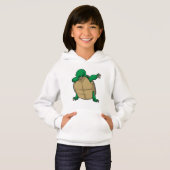 Schildpad op Hip Hop Dance Dab (Voorkant volledig)