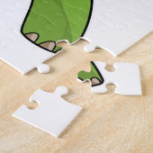 Schildpad op Hip Hop Dance Dab Legpuzzel (Zijkant)