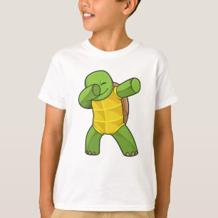 Schildpad op Hip Hop Dance Dab T-shirt