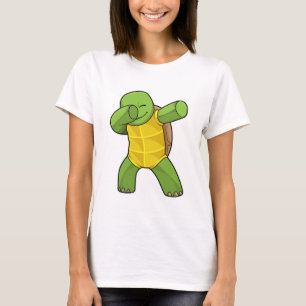 Schildpad op Hip Hop Dance Dab T-shirt