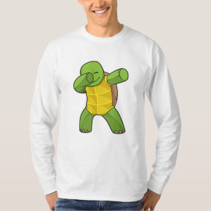 Schildpad op Hip Hop Dance Dab T-shirt