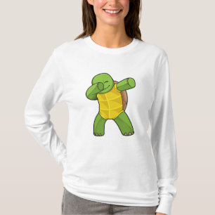 Schildpad op Hip Hop Dance Dab T-shirt