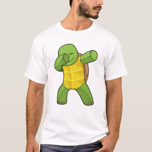 Schildpad op Hip Hop Dance Dab T-shirt