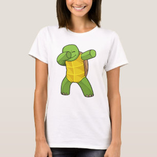 Schildpad op Hip Hop Dance Dab T-shirt