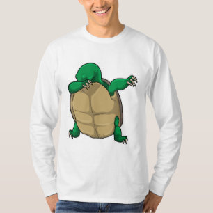 Schildpad op Hip Hop Dance Dab T-shirt