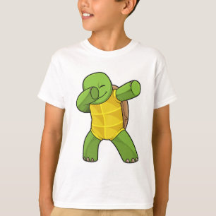 Schildpad op Hip Hop Dance Dab T-shirt