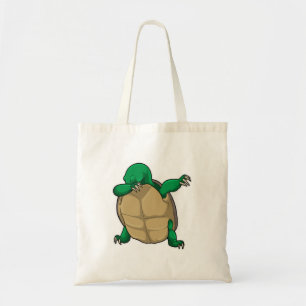 Schildpad op Hip Hop Dance Dab Tote Bag