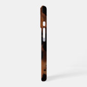Schildpad Patroon, Chic Amber Schildpad Patroon iPhone 16 Hoesje (Linkerkant)