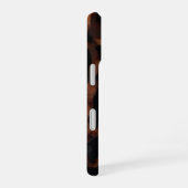Schildpad Patroon, Chic Amber Schildpad Patroon iPhone 16 Hoesje (Rechterkant)