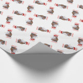 Schildpad Perzische kat cadeauverpakking Cadeaupapier (Hoek)