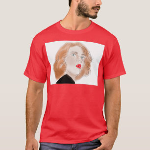 schildpad portret t-shirt