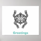 schildpad poster (Voorkant)