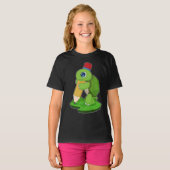 Schildpad Pupil Pencil School T-shirt (Voorkant volledig)