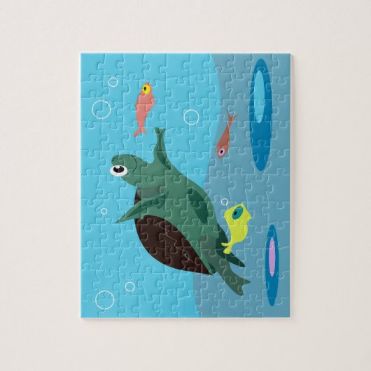 Schildpad Puzzel (Verticaal)