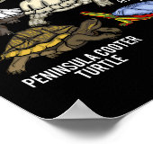 Schildpad rassen Galapagos schildpad soorten schil Poster (Hoek)