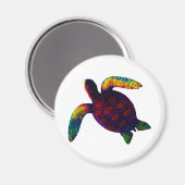 Schildpad Red het museum Zazzle geschenken Magneet (Voorkant / Achterkant)