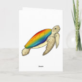 Schildpad Regenboog Kaart (Achterkant)