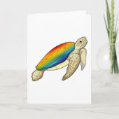Schildpad Regenboog Kaart (Voorkant)