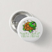 schildpad ronde button 3,2 cm (Voorkant /achterkant)