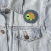 Schildpad Ronde Button 5,7 Cm (In situ)