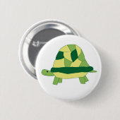 Schildpad Ronde Button 5,7 Cm (Voorkant /achterkant)
