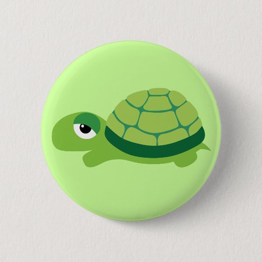 schildpad ronde button 5,7 cm (Voorkant)