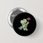 schildpad ronde button 5,7 cm (Voorkant /achterkant)