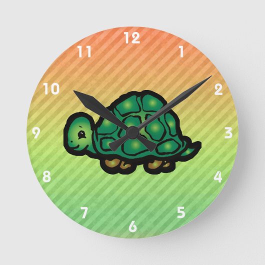 Schildpad Ronde Klok (Voorkant)