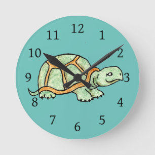 Schildpad Ronde Klok