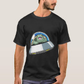 Schildpad Ruimteschip Ruimte T-shirt (Voorkant)