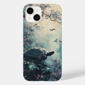 Schildpad rust bloesem Case-Mate iPhone case (Achterkant)
