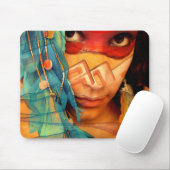 Schildpad Sand Mousepad Muismat (Met muis)