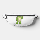 Schildpad Schaakt Met Schaakstuk Pion Heuptasje (Liggend)