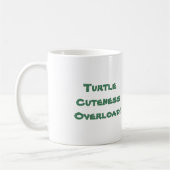 Schildpad schattigheid overbelasting koffiemok (Links)