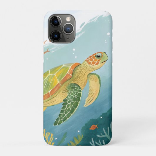 Schildpad schilderen Case-Mate iPhone case (Achterkant)