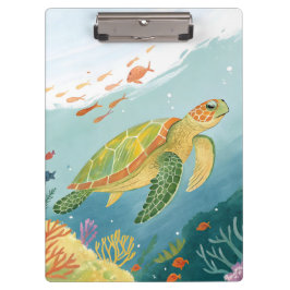 Schildpad Schilderen Klembord
