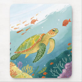 Schildpad Schilderen Muismat