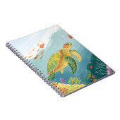 Schildpad schilderen notitieboek (Rechterzijde)