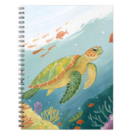 Schildpad schilderen notitieboek