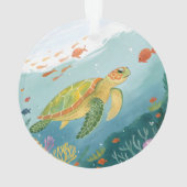 Schildpad schilderen ornament (achterkant)