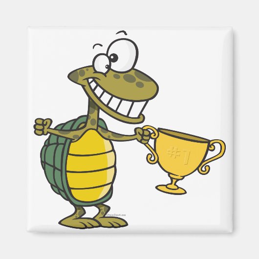 schildpad schildknaap kampioen kampioen magneet (Voorkant)