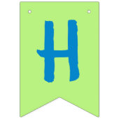 Schildpad schildpad Happy Birthday Banner (Tweede vlag)