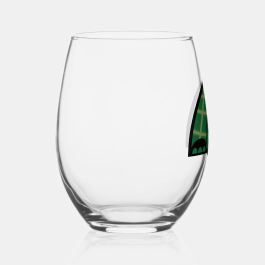 Schildpad/schildpadglas Wijnglas Zonder Voet (Rechts)