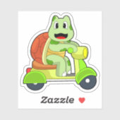 Schildpad Scooter Sticker (Vel)